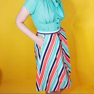 Modcloth Skirts - Chevron Print A Line Skirt Modcloth Skirts - Chevron Print A Line Skirt